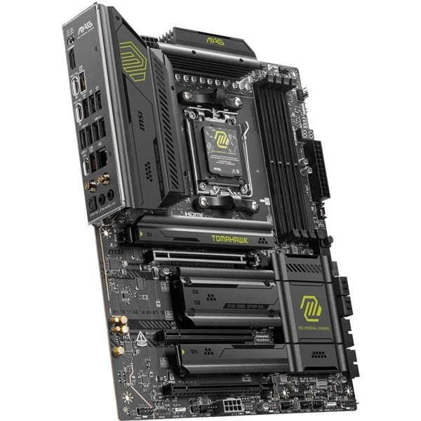 Msı Mag X870E Tomahawk Wıfı Am5 Ddr5 8400MHZ(OC) Usb4 4x M.2 HDMI 2x Dp 5g Lan Wıfı 7 Rgb Atx