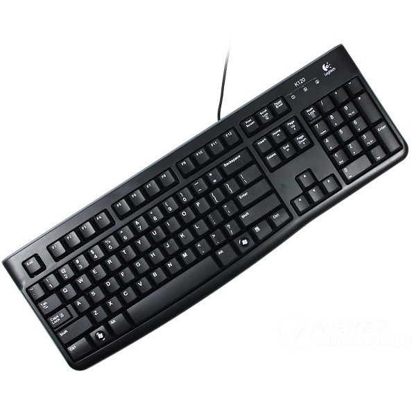 Logitech K120 USB Kablolu Türkçe Q Klavye - Siyah