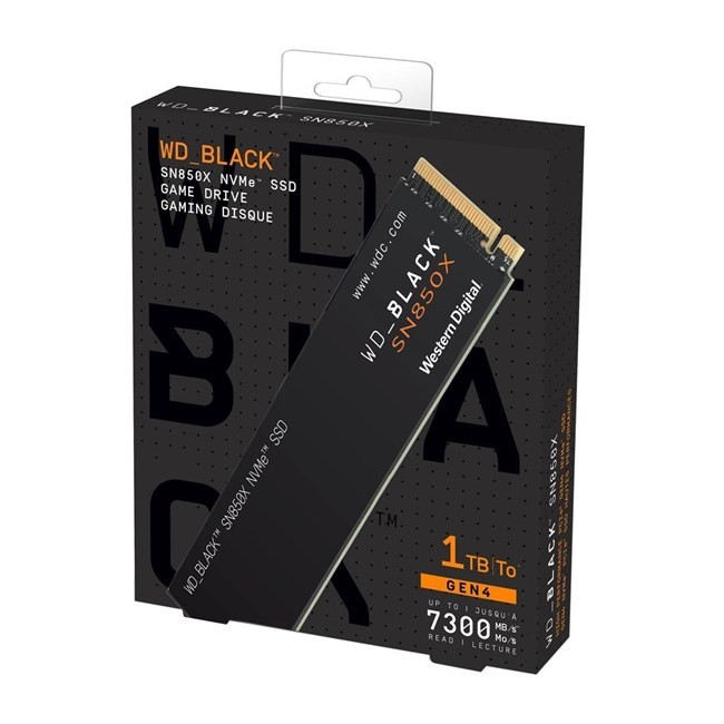 WD Black SN850X NVMe 1TB M.2 (7300/6300)