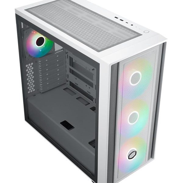 Coolermaster 600TG MB600-WGNN-S00 Argb Gamıng E-Atx Pc Kasası Beyaz