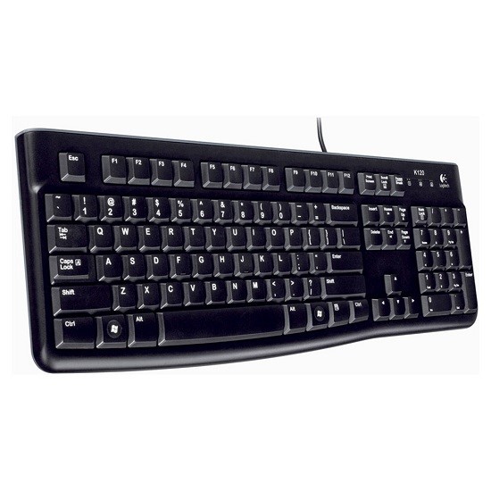 Logitech K120 USB Kablolu Türkçe Q Klavye - Siyah