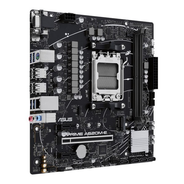 Asus Prıme A620M-E-Csm Amd A620 Am5 Ddr5 6400 Dp Hdmı Vga M2 Usb3.2 Aura Rgb Matx (Prıme A620M-E-Csm) Anakart