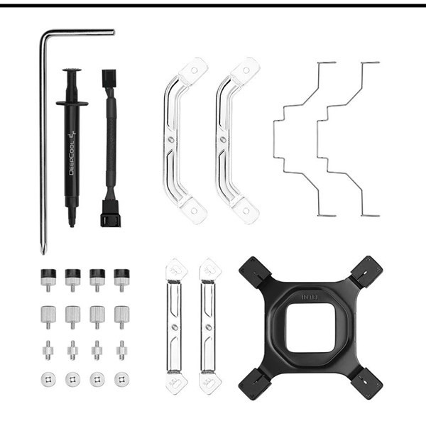 DEEPCOOL AK500 DIGITAL Hava Soğutmalı AM5-1700p İşlemci Fanı Beyaz