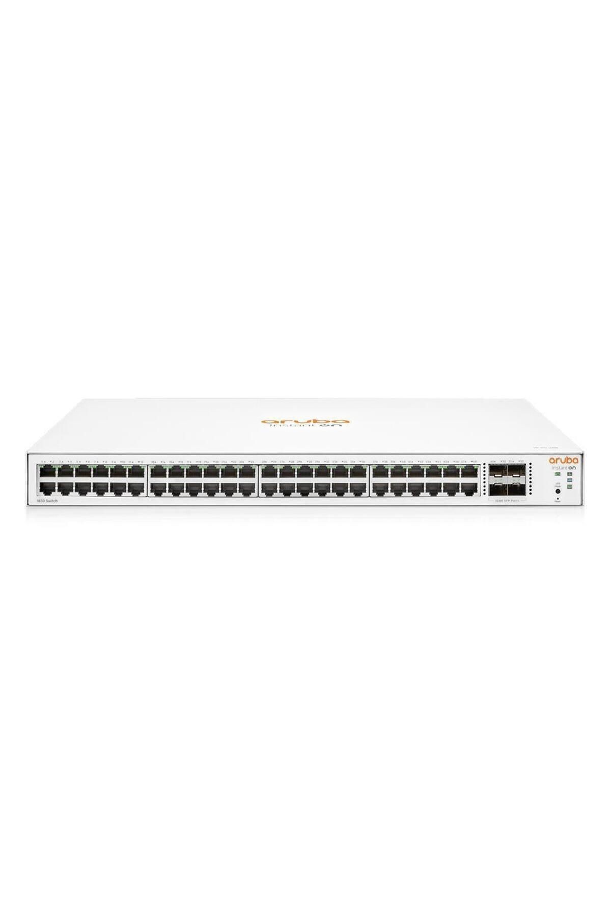 Aruba 48port Instant On 1830-48g Jl814a Gıgabıt 4xsfp Yönetilebilir Switch Rackmount