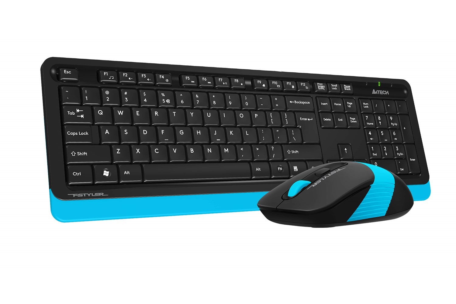 A4-Tech FG1010 Mavi Q Kablosuz Klavye Mouse Set