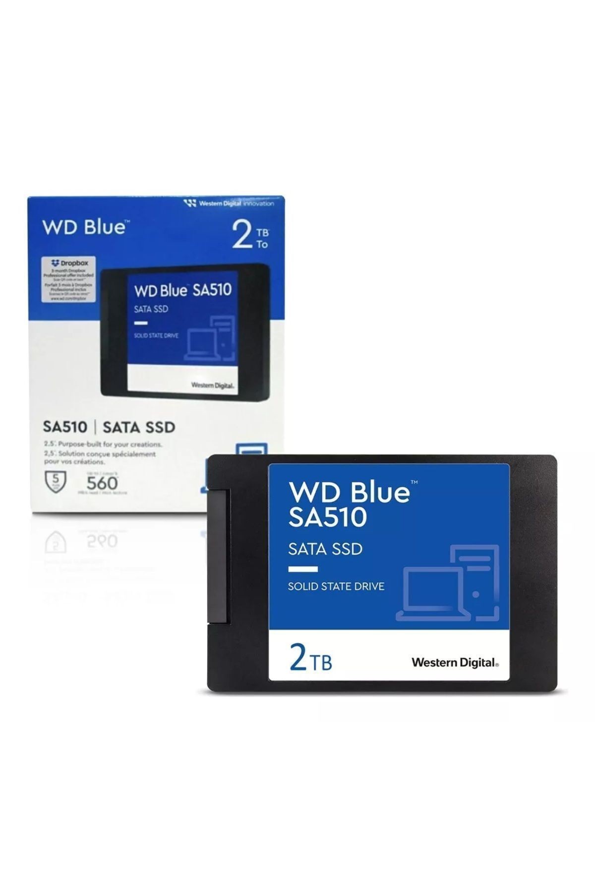 Blue Sa510 2tb 2.5'' Sata Ssd (560-520)