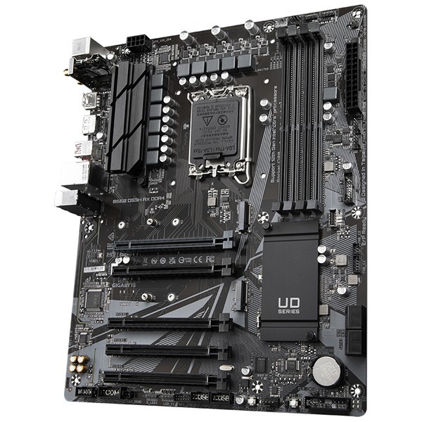 GIGABYTE B660 DS3H AX WIFI-6E DDR4 HDMI DP PCIe 16X v4.0 1700p ATX