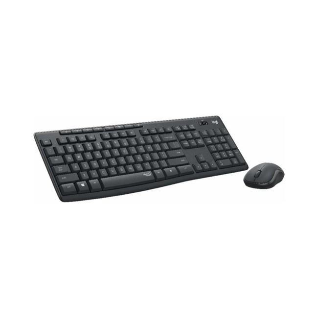 Logitech MK295 Sessiz Kablosuz Türkçe Klavye Mouse Seti - Siyah