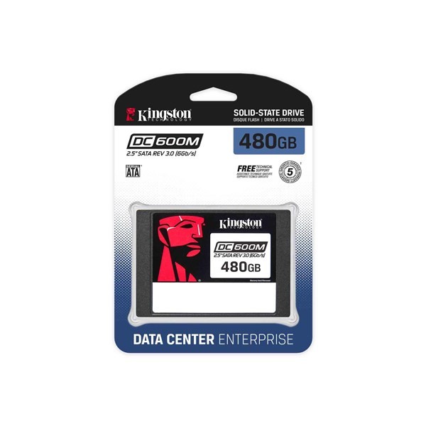 Kingston DC600M 480GB 2.5 Inç Sata 3 Sunucu SSD