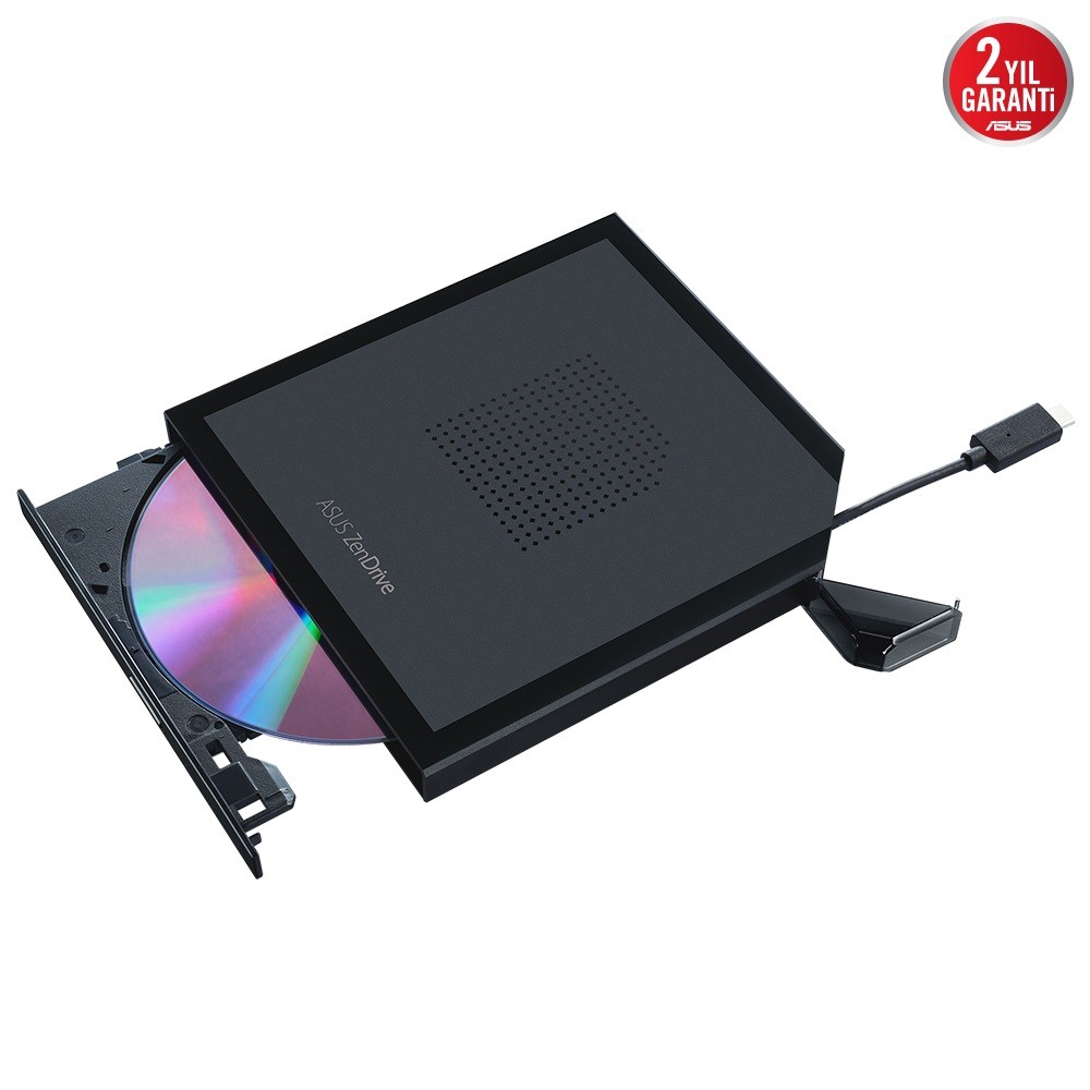 Asus ZENDRIVE-V1M SDRW-08V1M-U Harici Ince DVD Rw, M-Disc, USB Type-C Destekli Yerleşik Kablolu DVD Yazıcı
