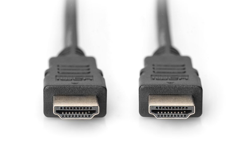Digitus HDMI Kablo Altın Uçlu Siyah (3m) FHD