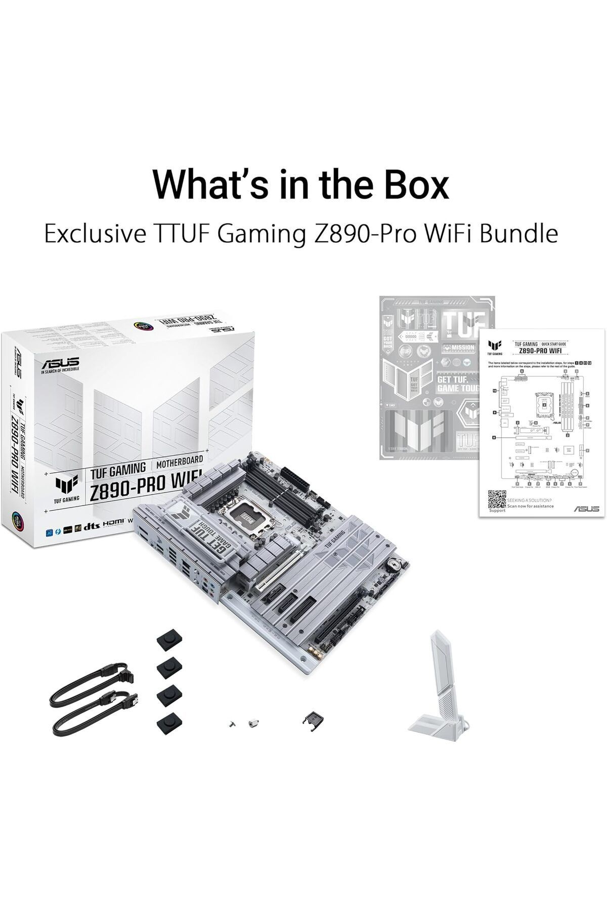 TUF GAMING Z890-PRO WIFI, Intel ATX Anakart, 16+1+2+1 Güç Aşamaları, DDR5 Yuvası, PCIe 5.0