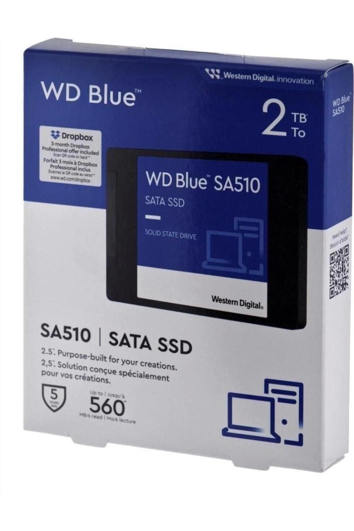Blue Sa510 2tb 2.5'' Sata Ssd (560-520)