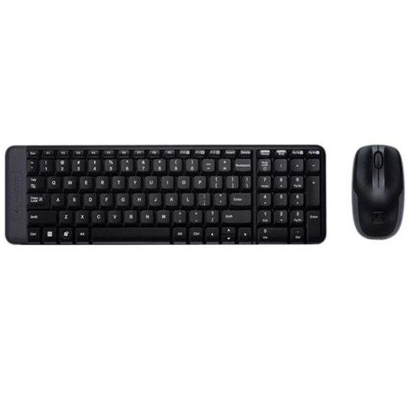 Logitech MK220 Kablosuz Türkçe Klavye Mouse Seti - Siyah