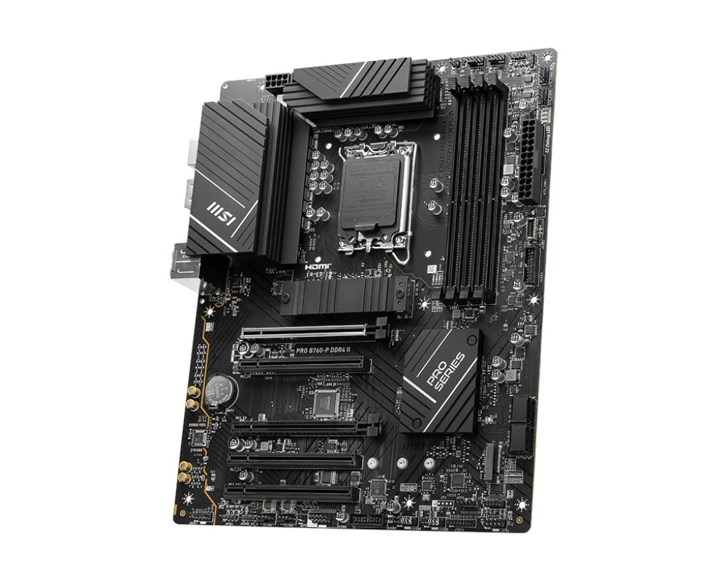MSI MB PRO B760-P DDR4 II SOKET 1700 DDR4 5333(OC) PCI-E M.2 USB3.2 HDMI DP 1x 2.5G LAN ATX