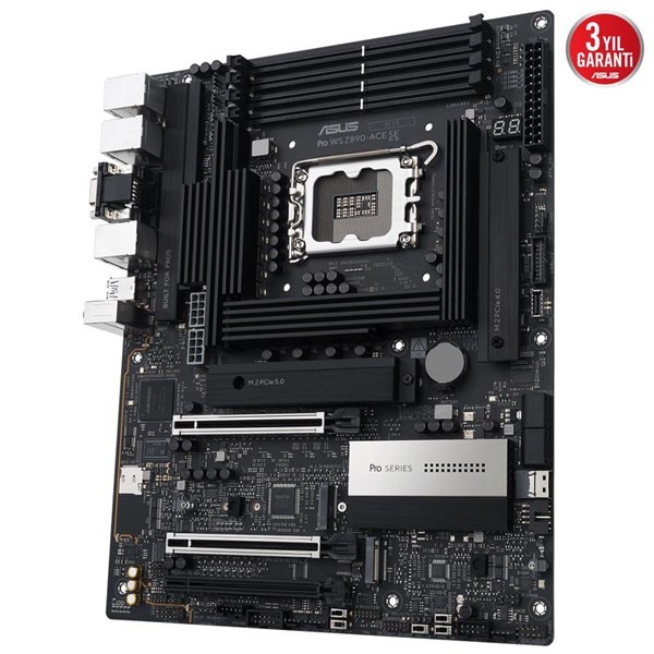 Asus Pro Ws Z890 Ace Se Ddr5 Thunderbolt-Hdmı Dp Pcıe 5.0 1851P Atx