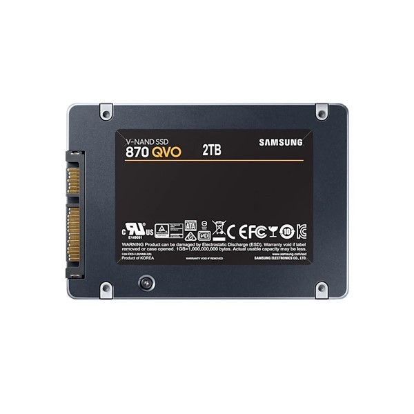 Samsung QVO 870 2.5" 2TB 560MB-530MB/s Sata 3 SSD (MZ-77Q2T0BW)