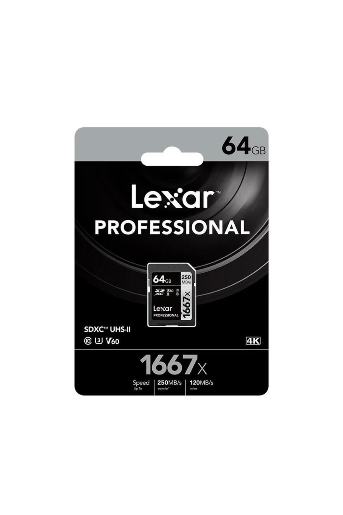 Professional 64gb 250mb/s Sdxc Hafıza Kartı