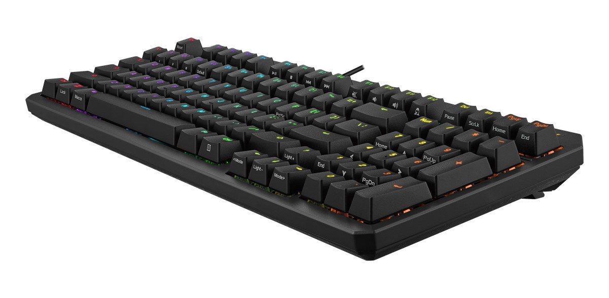 ASUS TUF GAMING K3 RD/TR GEN II TURKCE OYUNCU KLAVYESI BILEK DESTEGI SUYA VE TOZA DAYANIKLI RED SWITCH