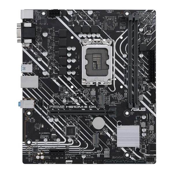 MSI MB PRO H610M-E SOKET 1700 DDR5 5600MHZ(OC) HDMI VGA M.2 USB3.2 1x 1G LAN mATX