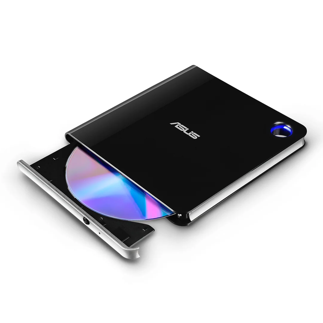 ASUS SBW-06D5H-U HARİCİ İNCE BLU-RAY YAZICI M-DİSC USB TYPE-C VE TYPE-A DESTEKLİ SİYAH