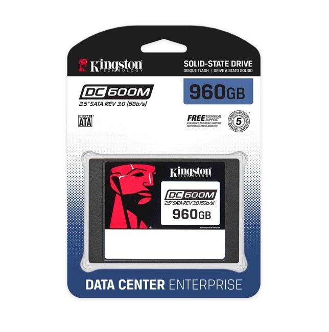 Kingston DC600M 960GB 2.5 Inç Sata 3 Sunucu SSD