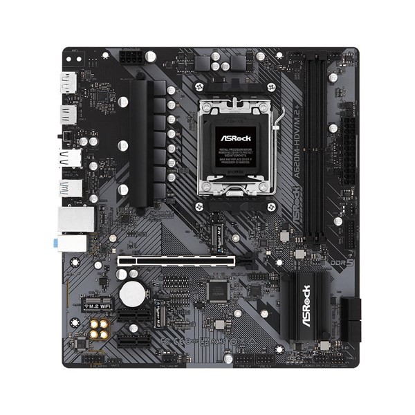 Asrock A620M-HDV/M.2+ DDR5 6400+ MHz (OC) AM5 mATX Anakart