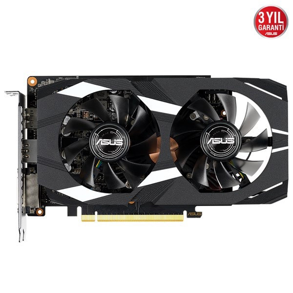 ASUS GEFORCE GTX 1650 DUAL-GTX1650-O4GD6-P-EVO 4GB GDDR6   OC DVI HDMI DP EKRAN KARTI