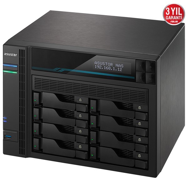 Asustor AS6508T 8 Slot Tower Nas I-2.1GHz Quad 8gb Ddr4 2x10GBE 2x2.5gbe