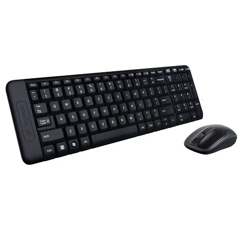 Logitech MK220 Kablosuz Türkçe Klavye Mouse Seti - Siyah