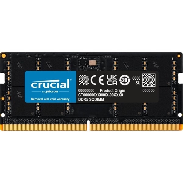Crucıal 32GB Ddr5 5600MHZ CL46 Notebook Ram Value CT32G56C46S5