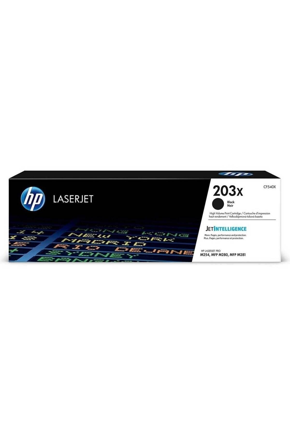 203X Black Siyah Yüksek Kapasite 3.200 Sayfa Toner CF540X