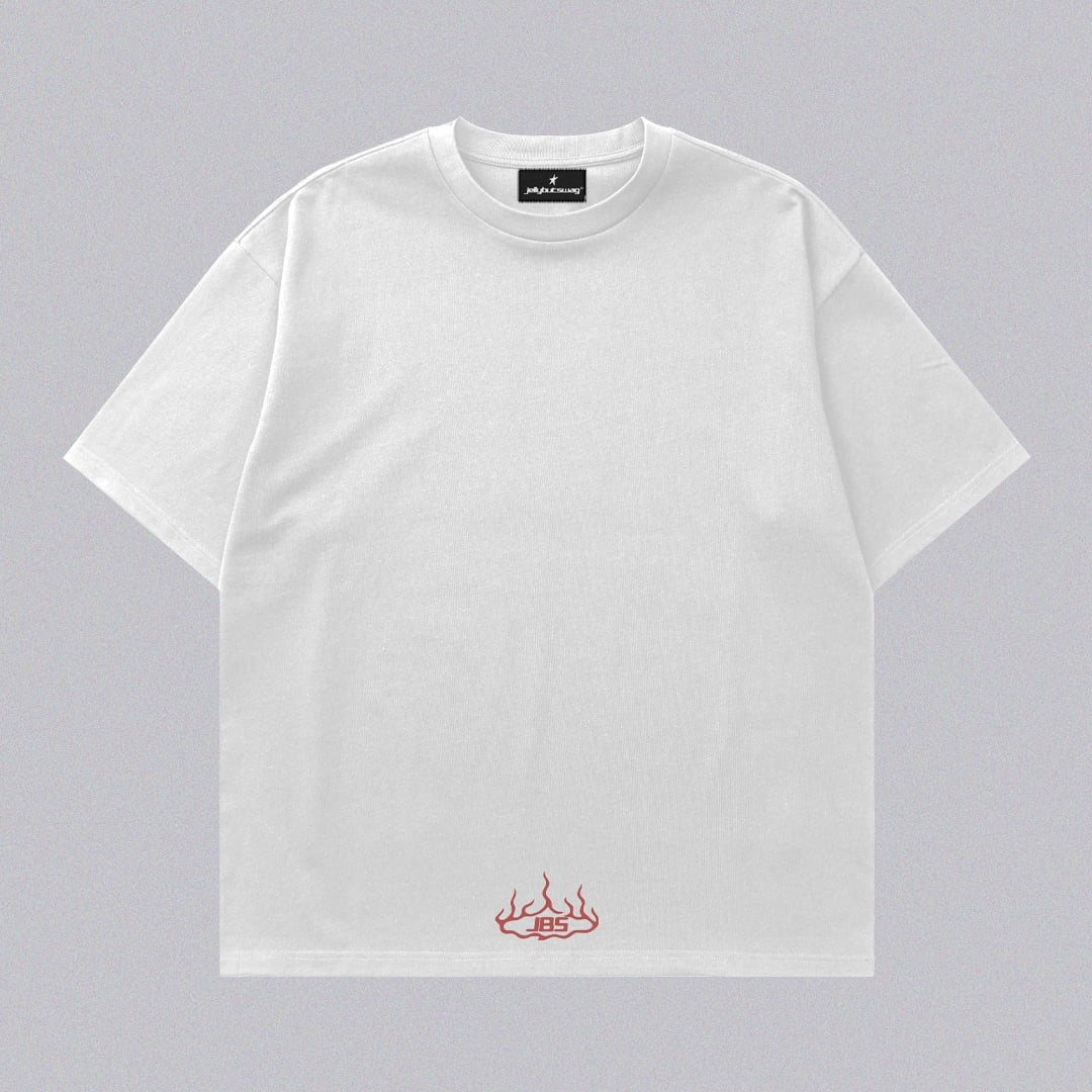 Jelly Boxy Tee - Beyaz
