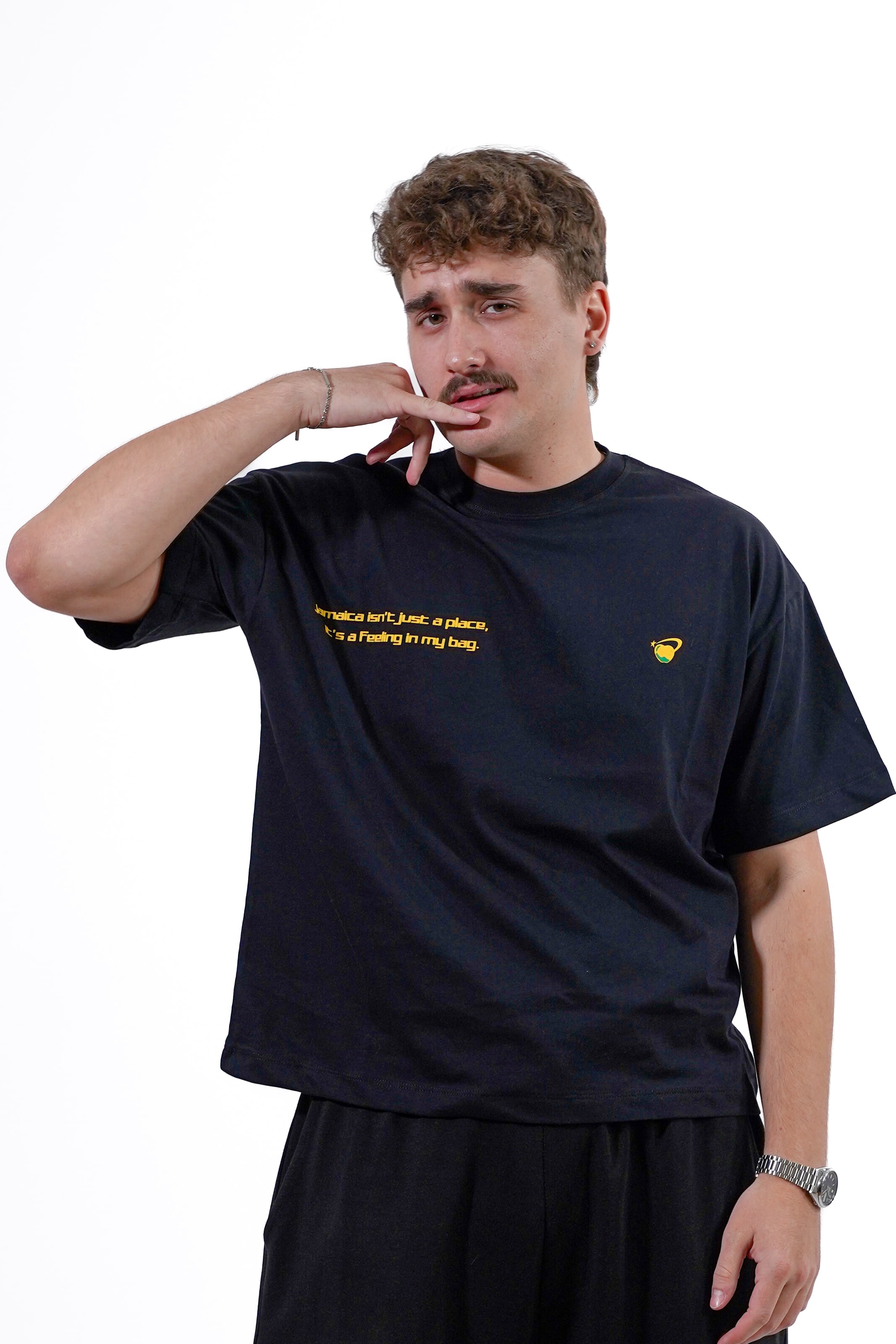 Jam Boxy Tee - Siyah