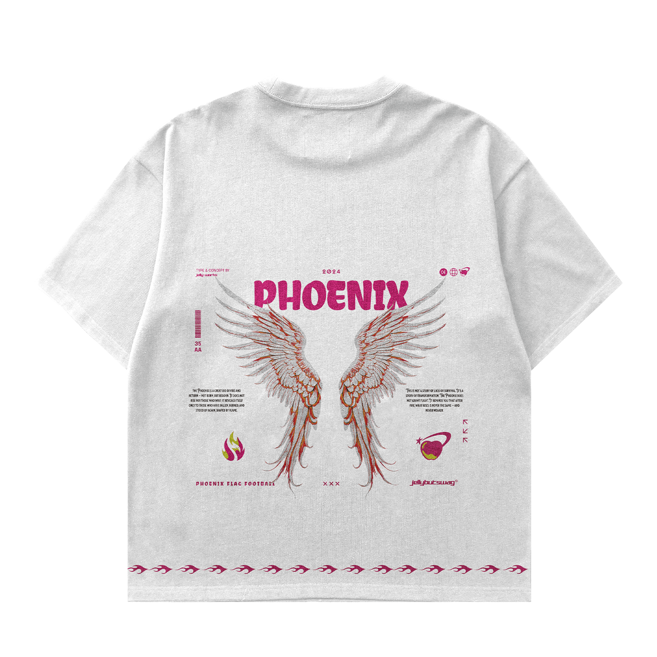 Shape by Flame Boxy Tee (PHX x JBS)