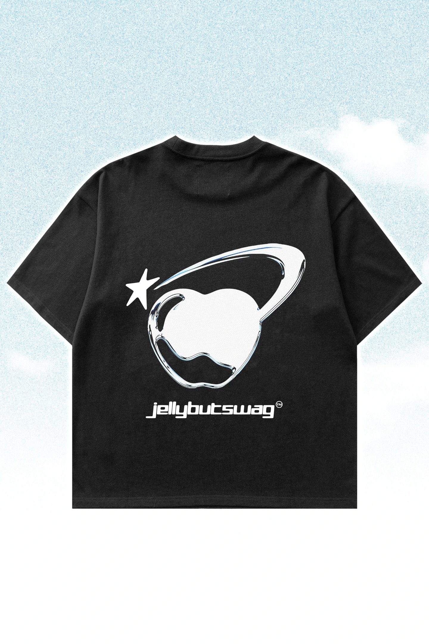 Logo Boxy Tee - Siyah