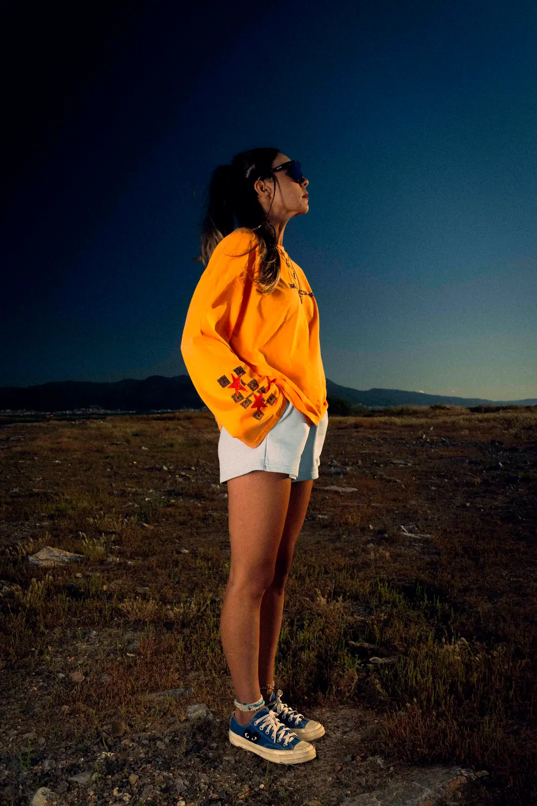 SUNBURN WORLDWIDE” PEACH LONGSLEEVE