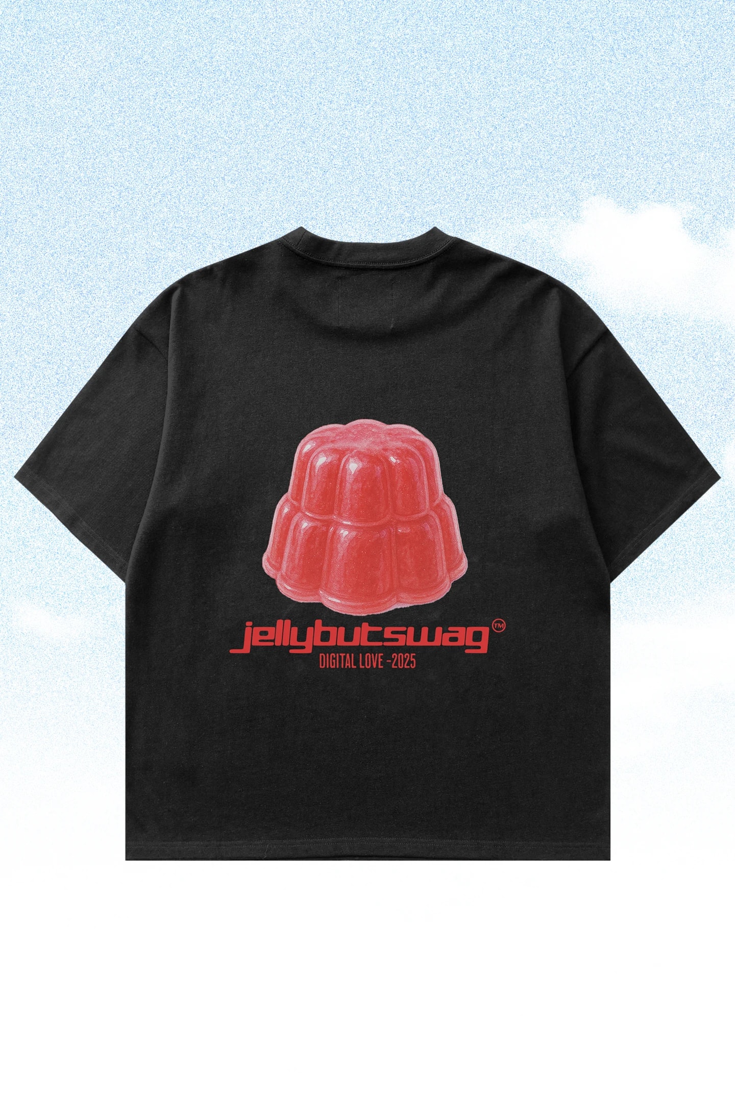 Jelly Boxy Tee - Siyah