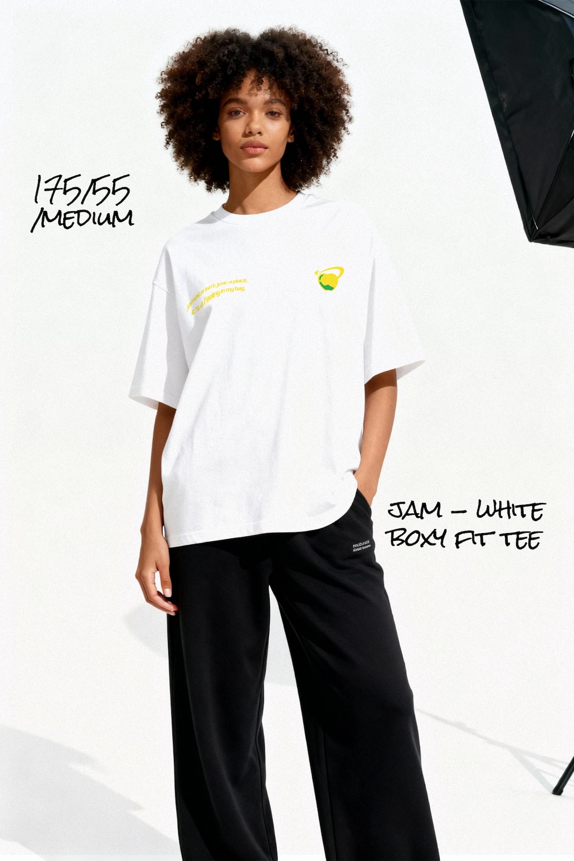 Jam Boxy Tee - Beyaz