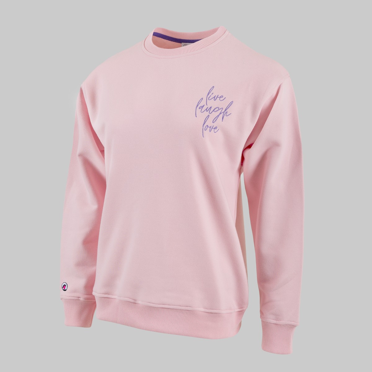 Live, Laugh, Love - Pembe Sweatshirt