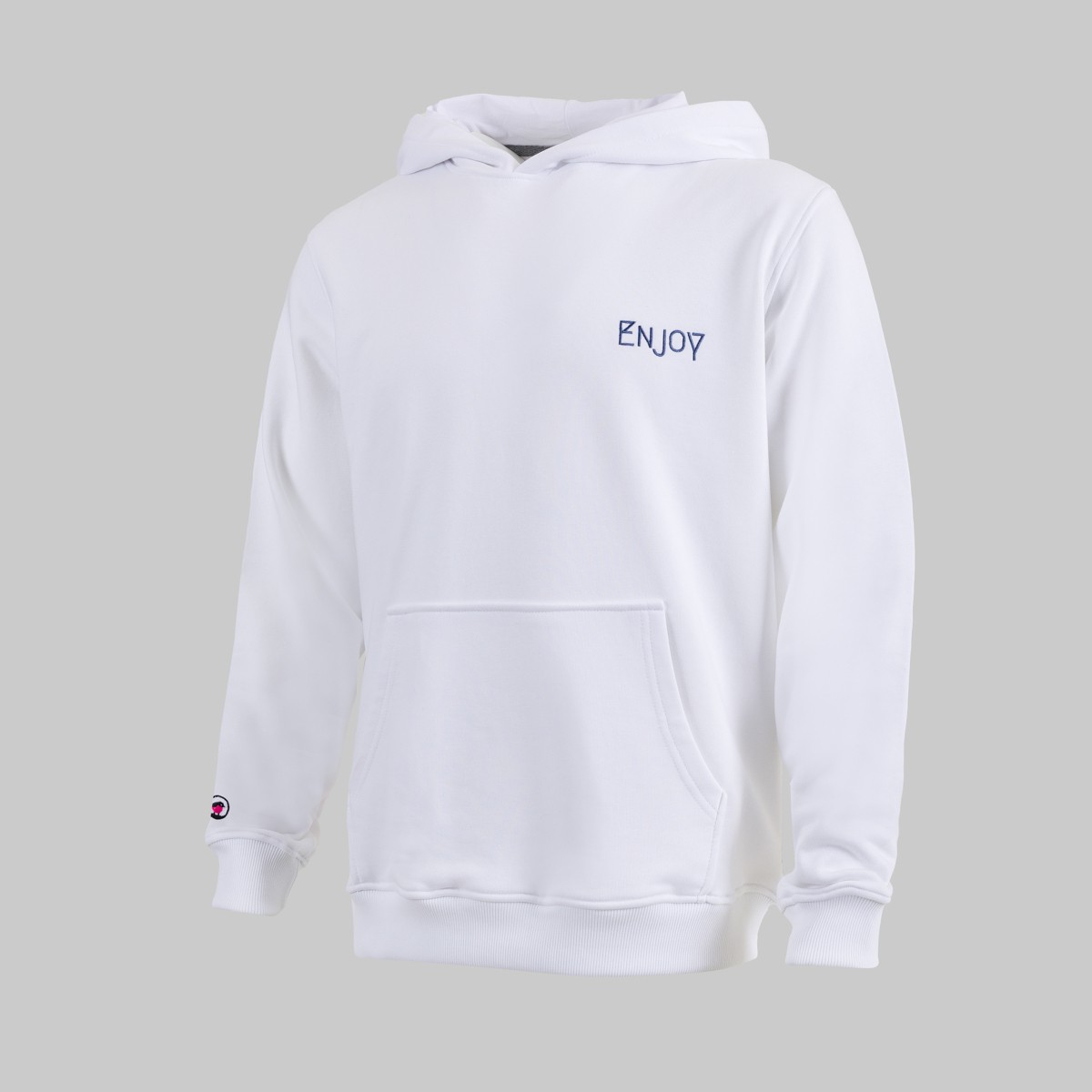 Enjoy - Beyaz Hoodie