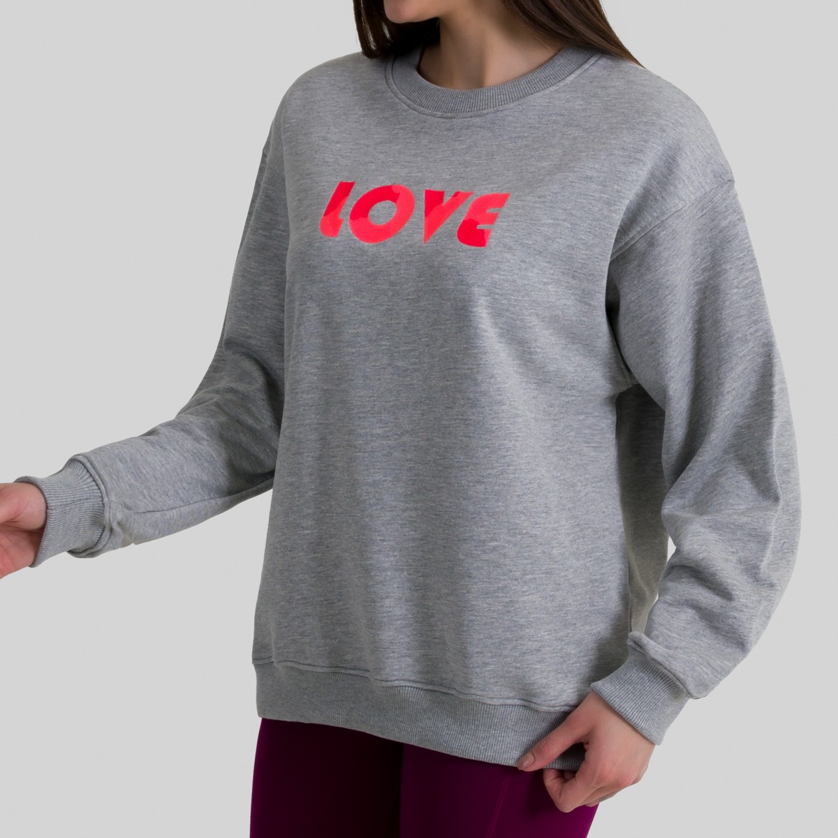 LOVE Gri Sweatshirt