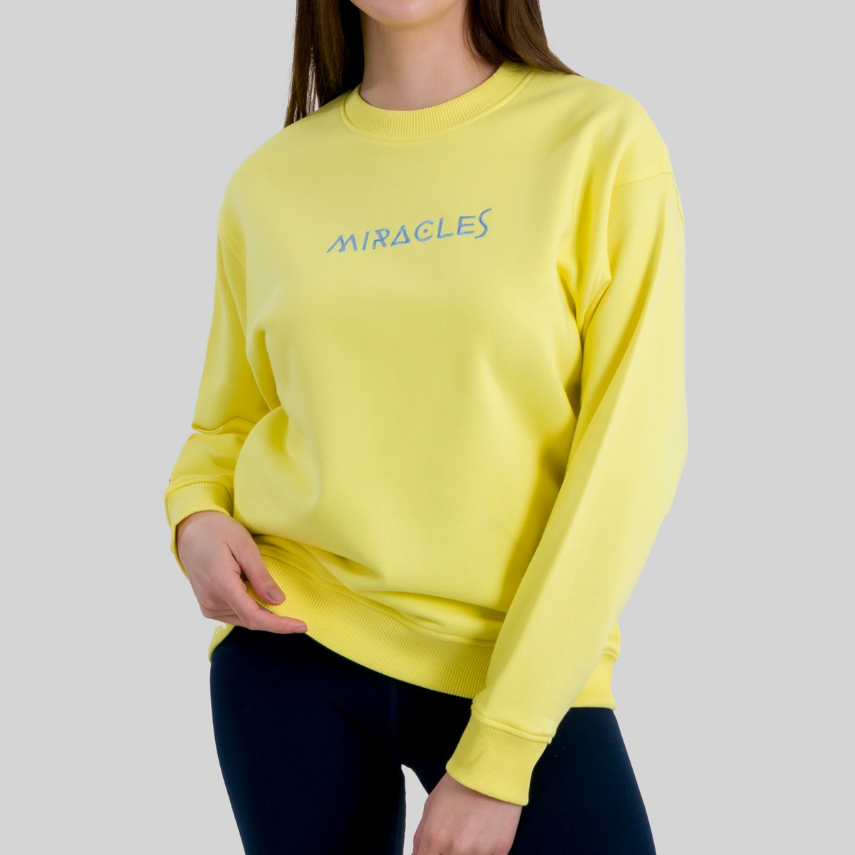 Miracles Sarı Sweatshirt