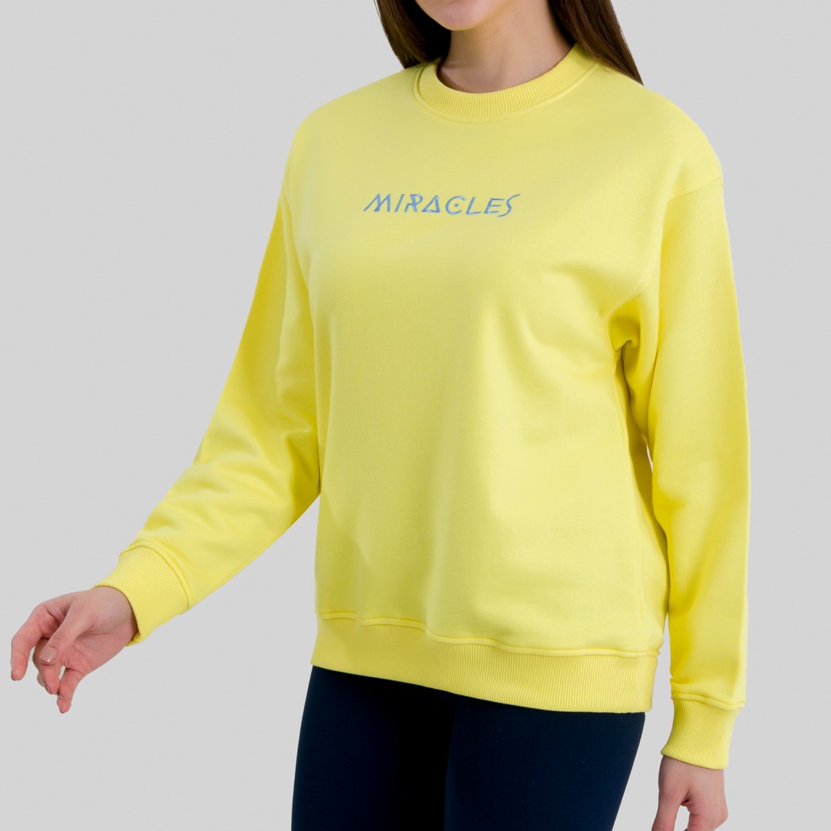 Miracles Sarı Sweatshirt