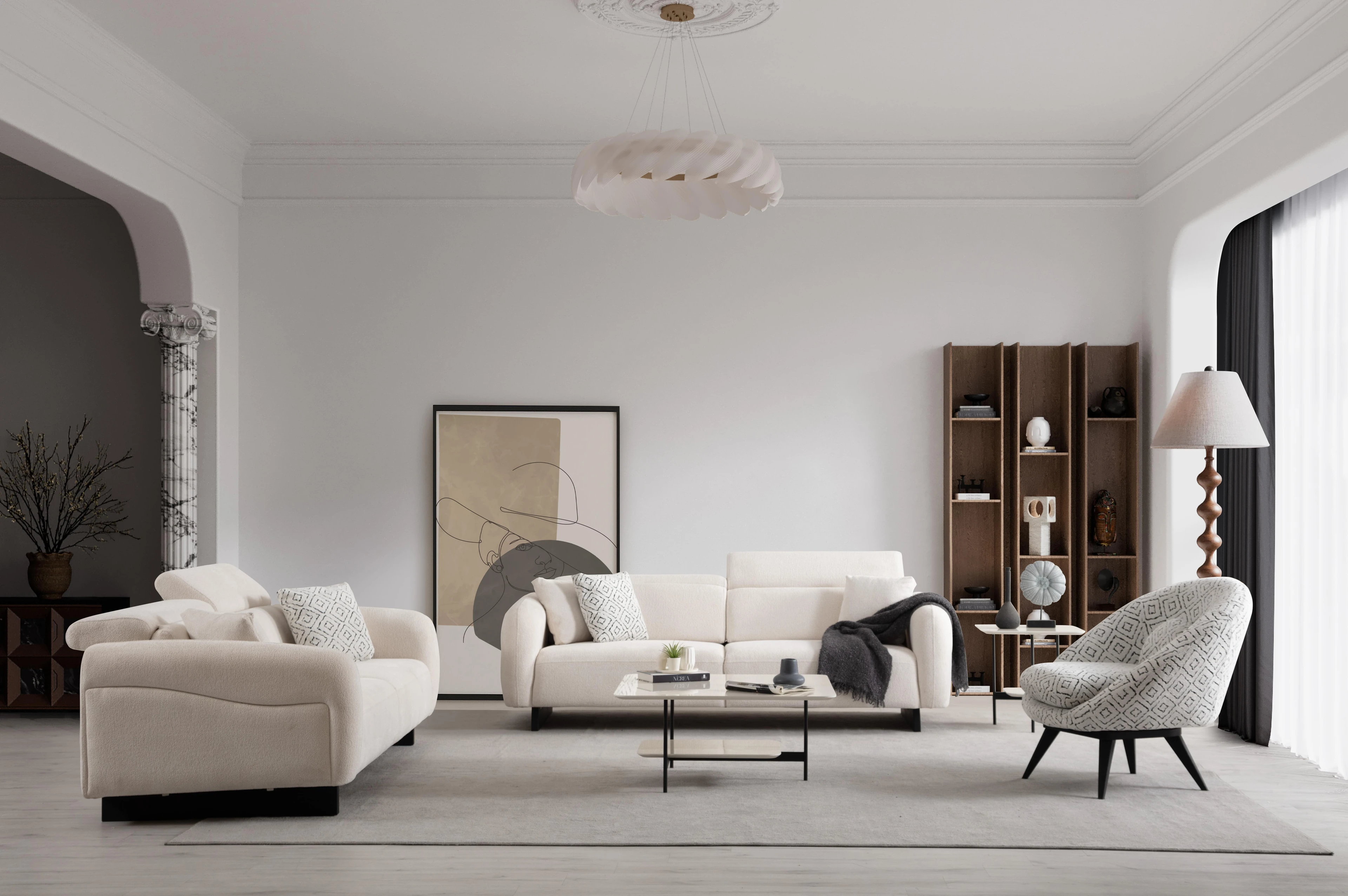 CAPRİCE 3 LÜ KOLTUK