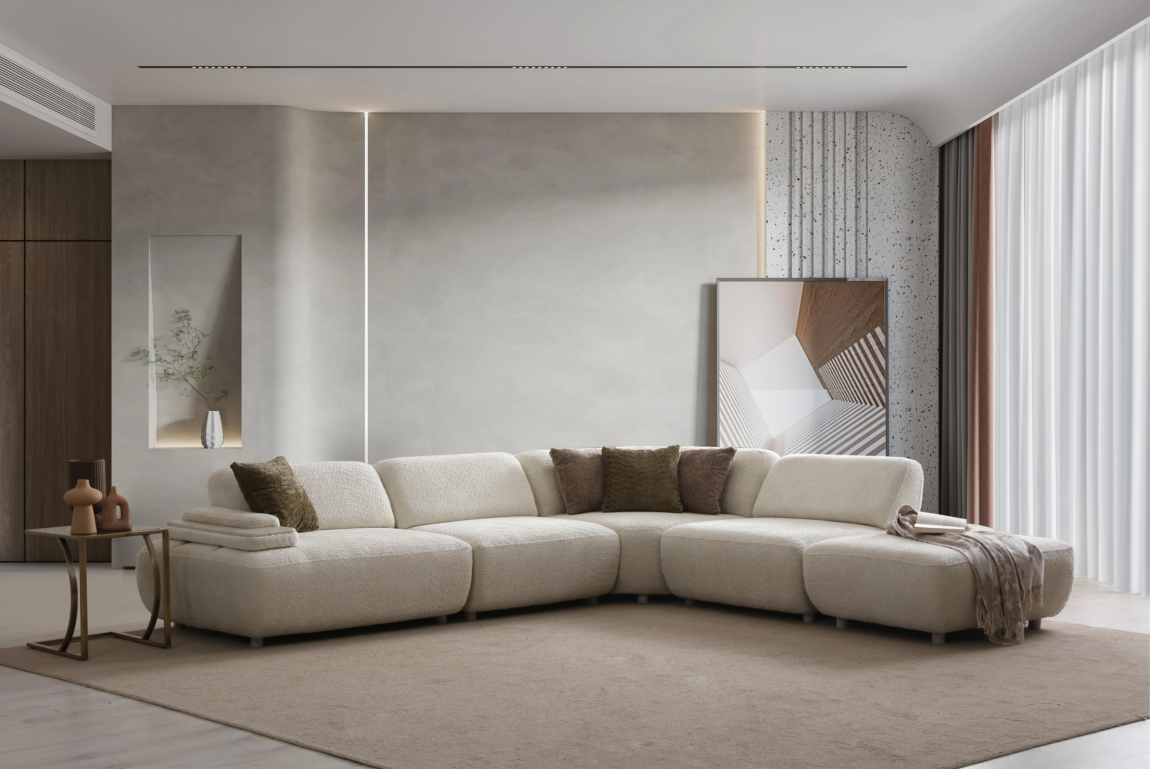 TOSCANA KÖŞE KOLTUK