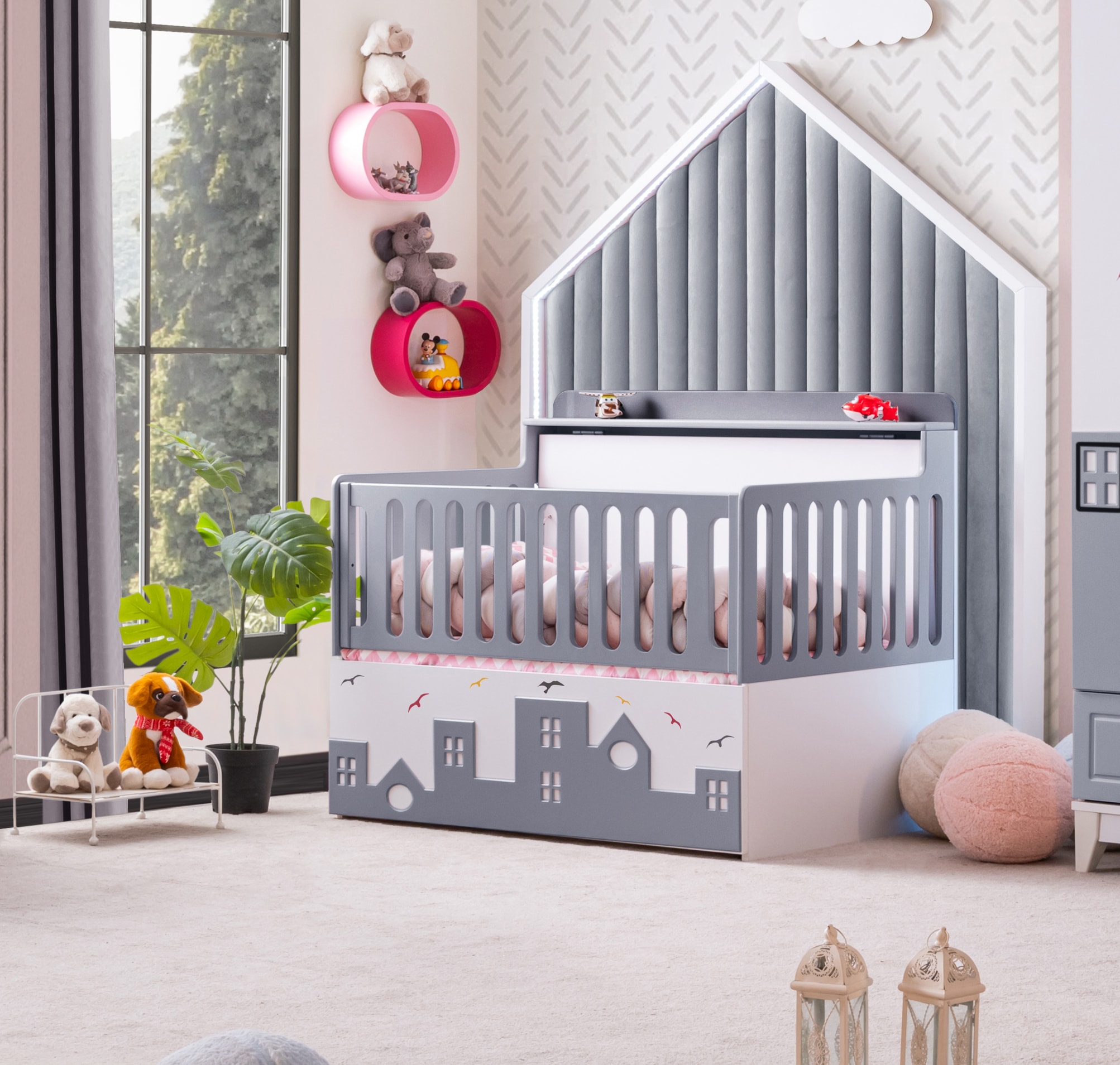 CİTY GRİ BEBEK ODASI 