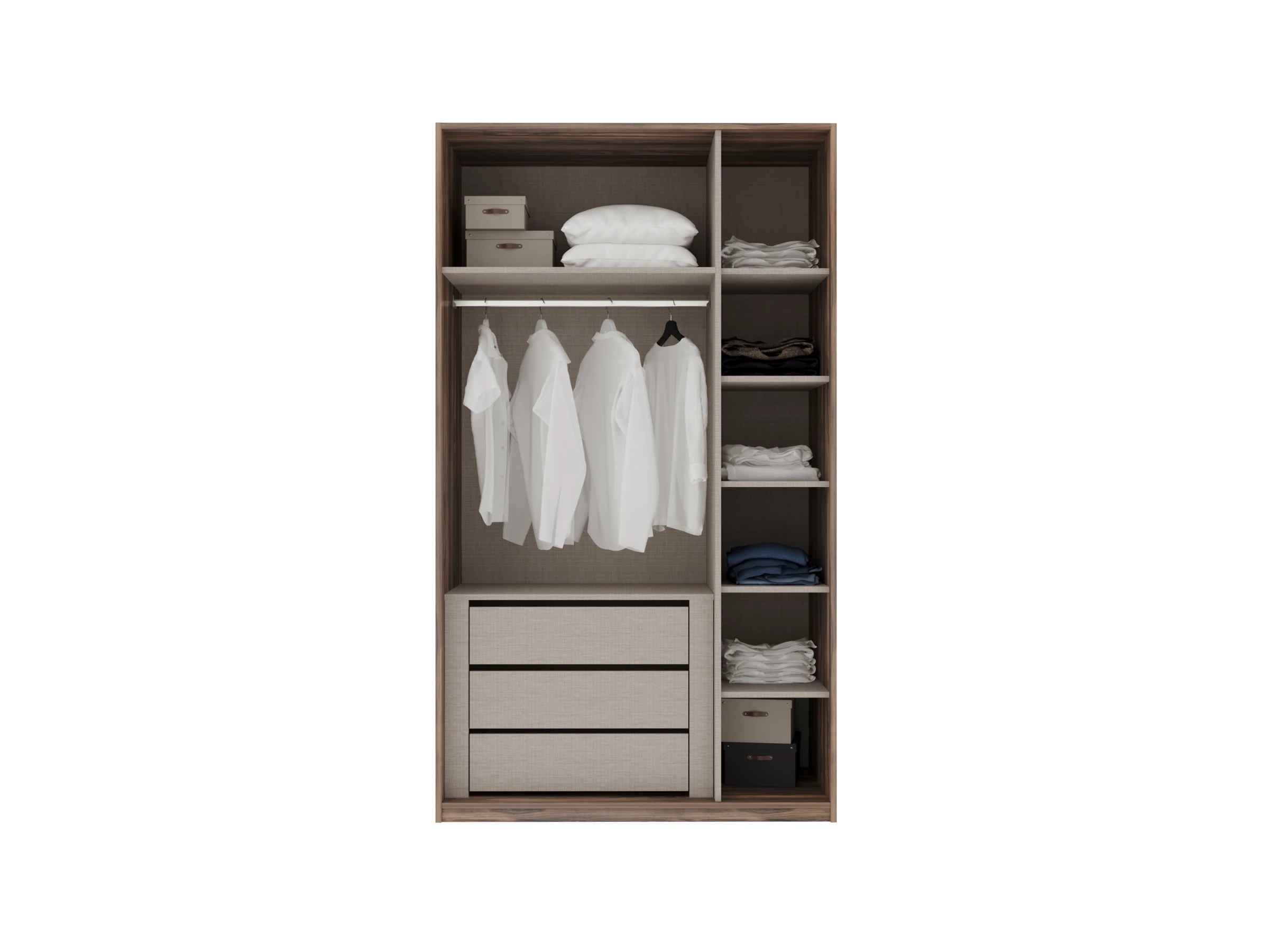 VOLANTE 3 KAPILI 3 ÇEKMECELİ DOLAP