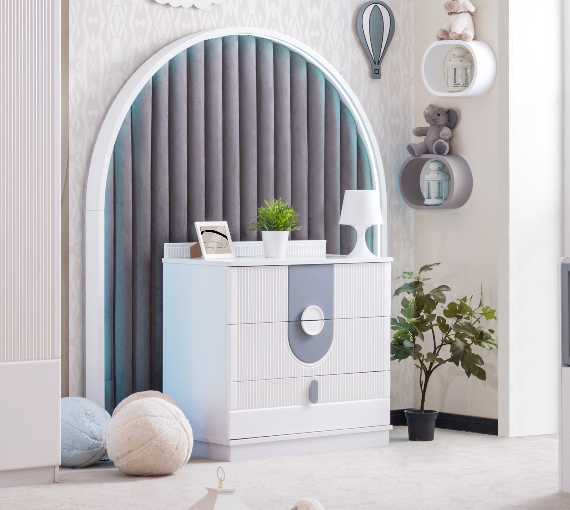 VİRA GRİ BEBEK ODASI 