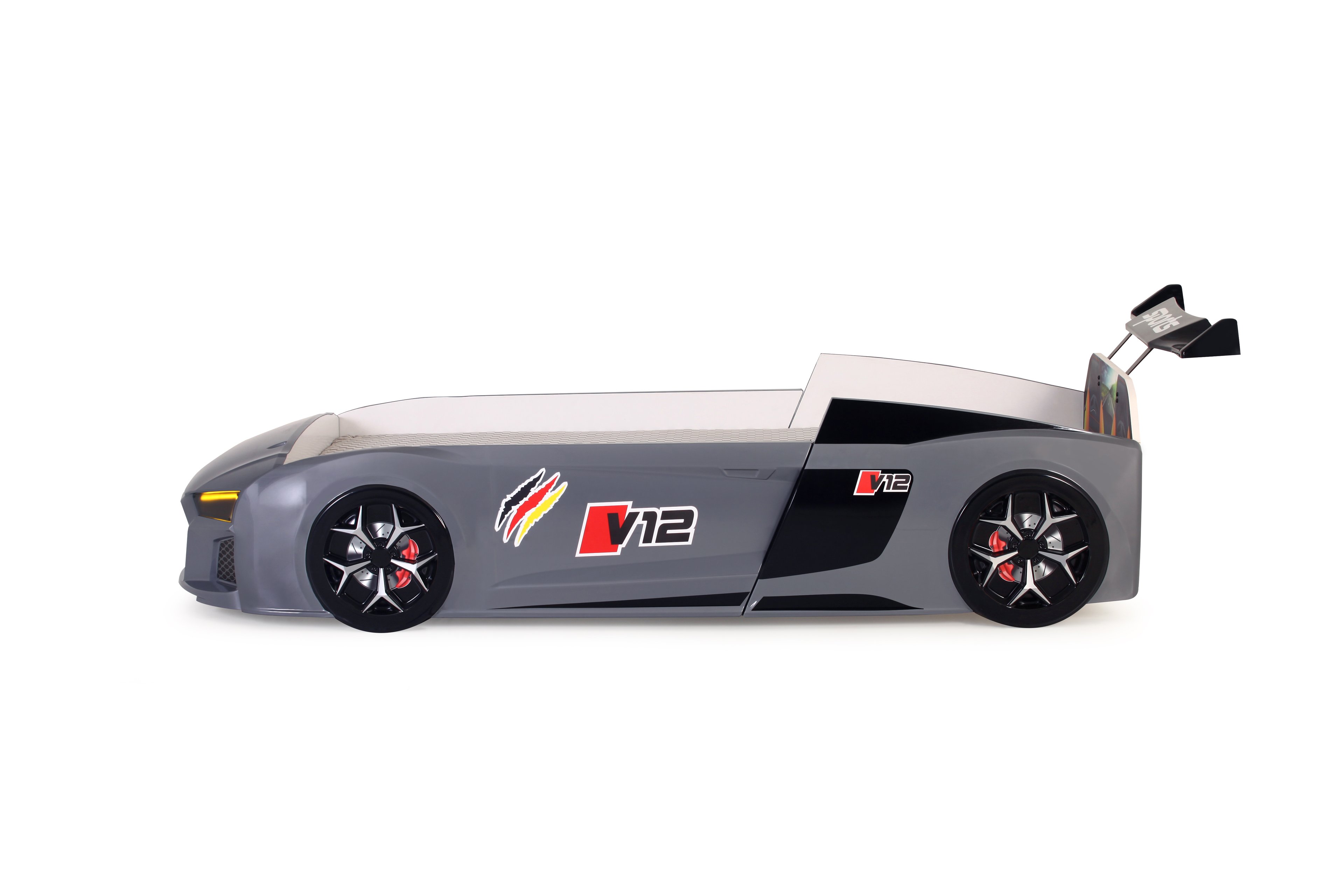 V12 STANDART GRİ ARABALI KARYOLA 